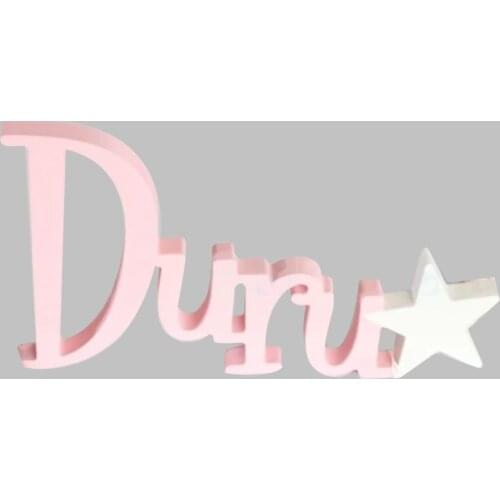 Custom Personalized Wooden Name Sign- Baby Name Plaque PAINTED nursery name nurse