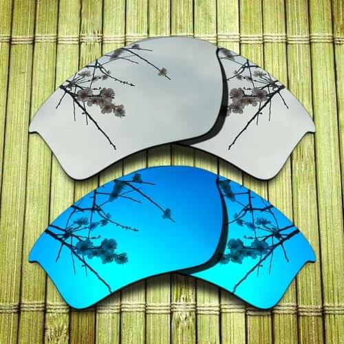 Polarized Replacement Lense For-Oakley Half Jacket 2.0 XL Sunglasses Frame - Chrome & Blue Combine Options