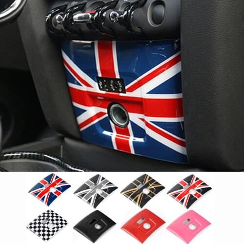 Cigarette USB Lighter Panel Decor Shell Decoration Case Cover Sticker For MINI Cooper S F60 Countryman Car Styling Accessories