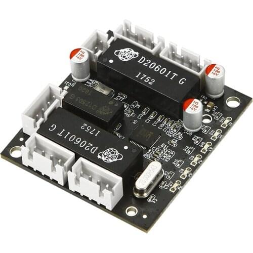 Industrial Ethernet Switch industrial 5 port 10/100M network ethernet switch 5V/12V/18V power input Temperature-40 to 75