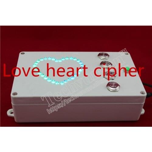 Human secrets escape room props Heart-shaped unlock Love heart cipher Love unlock Lover gift Valentines Day gift party