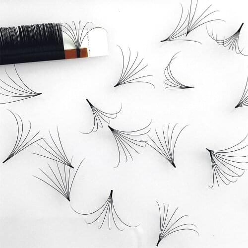 Abonnie Fast Shipping Easy Fan Lashes d Curl Silk Lash 0.05 0.07 Soft Lash Easy Fan Lashes Volume Extensions Super Soft