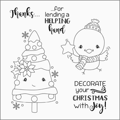 Cute Transparent Clear Silicone Stamps For DIY Scrapbooking Card Making Diy Photo Album Decorative Cartoon