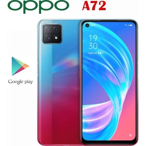 Original Official New OPPO A72 5G Smartphone Octa Core Tianji 720 6.5inch 90HZ LCD 8G RAM 128G ROM 4040Mah 18W Fast Charge 16MP
