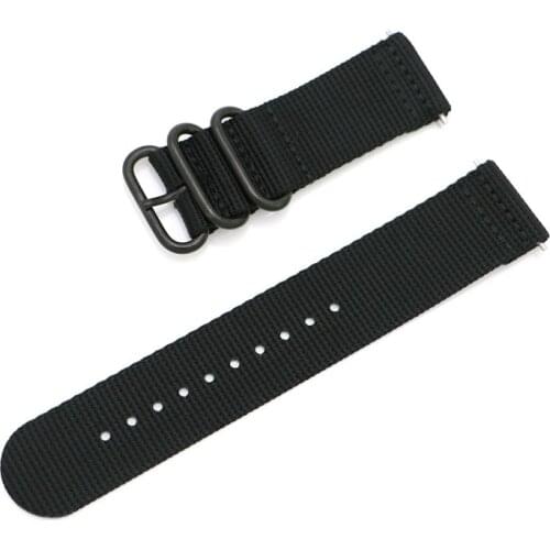 Wtitech Replacement strap Nylon Band compatible with Suunto TRAVERSE Black/TRAVERSE ALPHA Stealth