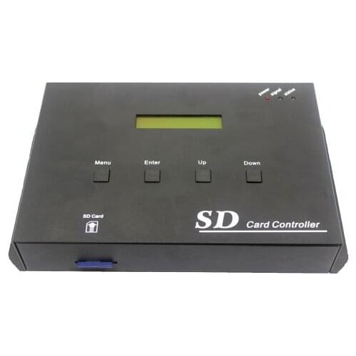 SD100 SD card SPI led pixel controller;1024pixels*4channels output;supports LPD8806/WS2811/WS2812B/TM1804/UCS1903/TLS3001/WS2801