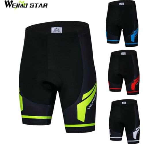 Weimostar Coolmax 4D Gel Padded Cycling Shorts Men Shockproof Downhill Bicycle Shorts Pro Team MTB Bike Shorts bermuda Ciclismo