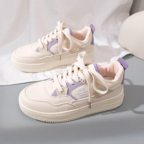 2021 Sports Shoes Womens Sports Shoes Spring and Autumn Apartment Kawaii Running Fashion Harajuku Vulcanized Cute Running Shoes