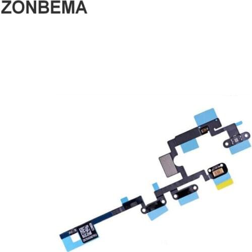 ZONBEMA 50pcs/lot Power Switch On Off button Flex Cable Ribbon For iPad Pro 12.9 inch A1584 A1652 Volume Control side key