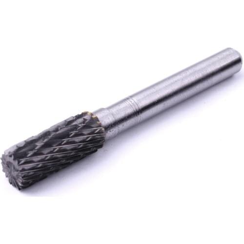 1pc Tungsten carbide Double-cut Rotary file shank 6mm Blade diameter 8mm Rotary Burrs Milling Cutter Tool for Woodworking files