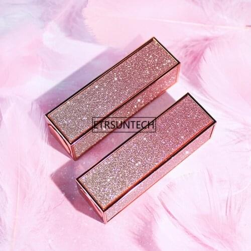 50pcs Empty Lip Balm Tube 12.1mm Lipstick Tube Press Square Lip Balm Tube Empty Cosmetic Packaging Container F2915