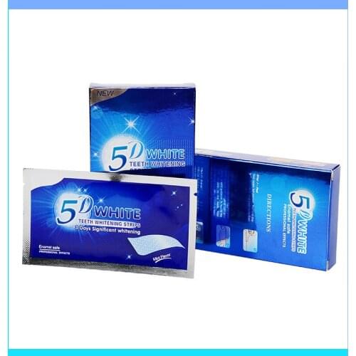5D Gel Teeth Whitening Strips White Tooth Dental Kit Oral Hygiene Care Strip Whitening Stickers for Teeth Veneers Teeth Whiten