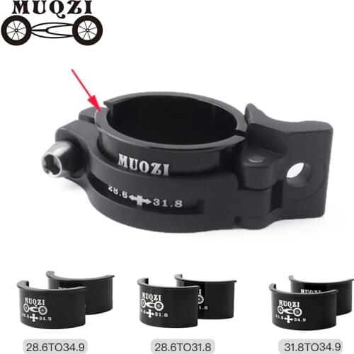 MUQZI Mountain Fixed Gear Road Bike Transmission Dial Before Conversion Sleeve Frame Reducer 28.6MM Change 31.8MM Convert 34.9MM