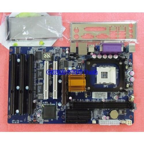 Free shipping CHUANGYISU for CYSMBD-845GL3,845 GV,Motherboard with 3 ISA 2PCI slots,2 COM,2 IDE,socket 478,VGA,One year warranty