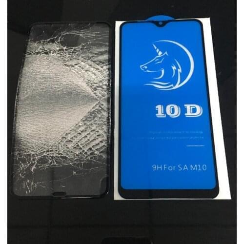 CAMDEMS 5pcs 10D mobile phone Tempered glass for samsung M10 M20 M30 M40 M50 A8 A8S A9 A10 A10E A20 A20E A92019 screen protector