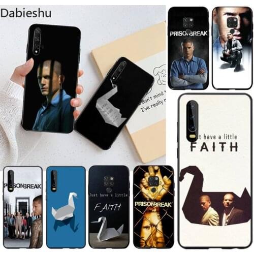Prison Break Luxury Phone Case for Huawei P40 P30 P20 lite Pro Mate 30 20 Pro P Smart 2019 prime