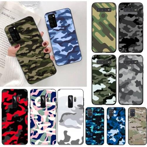 Camouflage Pattern Camo military Army Phone Case for Samsung S20 plus Ultra S6 S7 edge S8 S9 plus S10 5G lite 2020