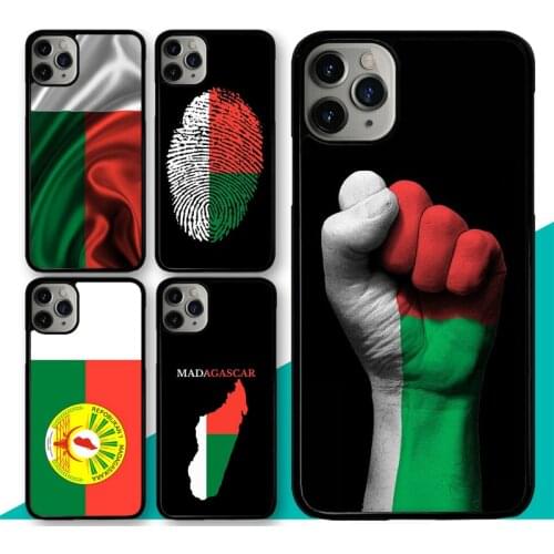 Madagascar Flag Case For iPhone 7 8 Plus XR X XS MAX 11 12 Pro Max mini 5S 6S SE 2020 Cover Coque