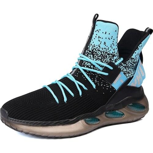 Vip Link Autumn Men High-Top Casual Sneakers Sock Breathable Sports Shoes Popcorn High Quality Anti-Slippery New Zapatillas