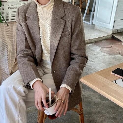 Женские прямые пиджаки LCXMND China At AliExpress