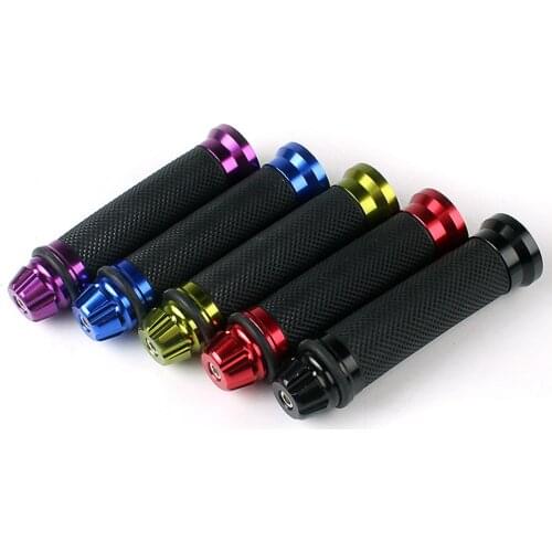 Motorcycle Hand Grips Rubber Gel 7/8"Handle Bar For Honda Suzuki Kawasaki Yamaha 1 Pair Handle Bar