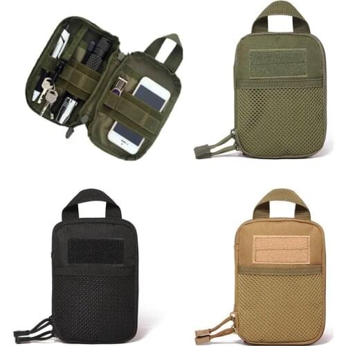 600D Nylon Tactical Bag Outdoor Molle Military Waist Fanny Pack Mobile Phone Pouch Belt Waist Bag EDC Gear Bag Gadget