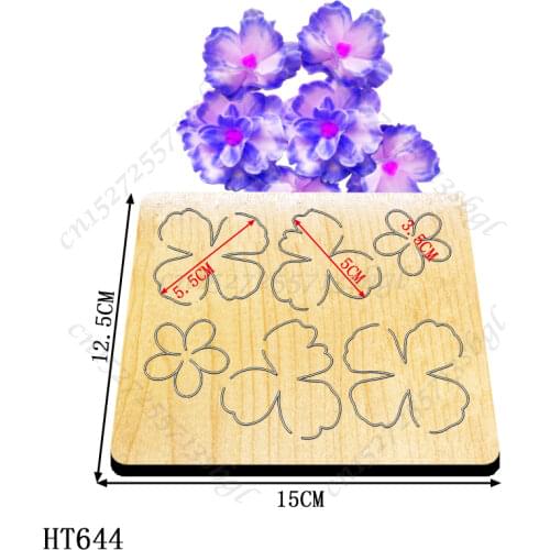 Flower Cutting dies - New Die Cutting And Wooden Mold,HT644 Suitable For Common Die Cutting Machines On The Market