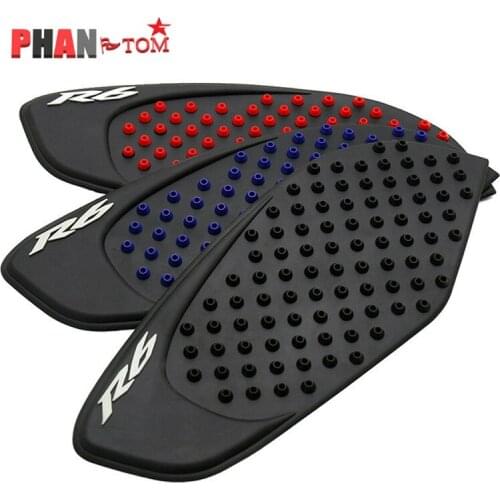 For YAMAHA YZFR6 YZF-R6 YZF R6 2008-2015 14 13 12 11 10Protector Anti slip Tank Pad Sticker Gas Knee Grip Traction Side 3M Decal