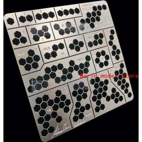 1/35 Cellular Digital Camouflage Leakage Spray Plate for Gundam Assembly Model AJ0015