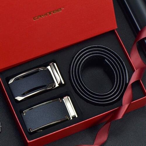 Mens Belts Luxury Designer Brand Automatic Buckle Genune Leather Men Belts For Men Wedding Belt Gift Box Set Men Business Strap