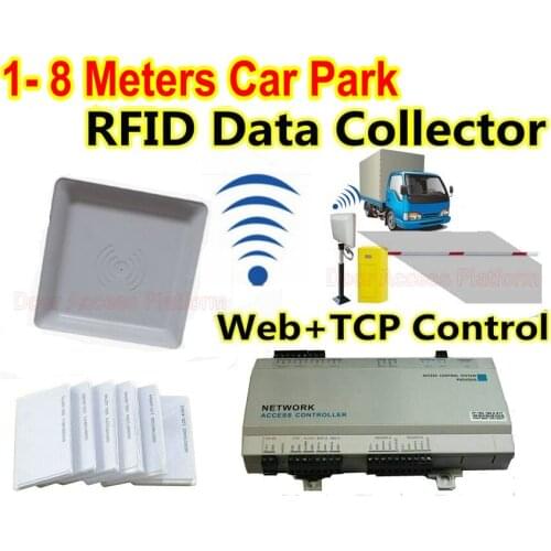 Car Parking Reader for 1~8 meters reading distance UHF RFID 900MHz Long range reader work Web/TCP/IP Access Controller panel pcb