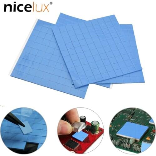 GPU CPU Thermal Pad Heatsink Cooling Conductive Silicone Pad for Computer Host Radiator Heat transfer Double Side Adhesive Tapse