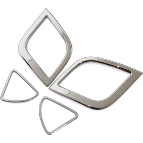 Brand new! trim accessories ABS Chrome interior outlet decoration car styling 4pcs/set For Hyundai Solaris Verna