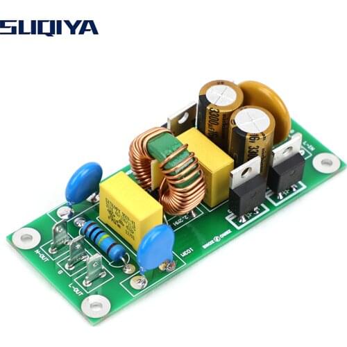 SUQIYA-Free shipping 10A EMI filter sound quality improvement artifact filter socket AC100V-240V IN power filter finished board