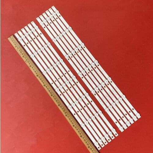 1Set=12PCS LED Strip K550WD7 4708-K550WD-A4213K21 A4213K31 For LE55D8800 H55V8990 UD55H18 55PFF5055/T3 55PUF6001/T3 55PUF6056/T3