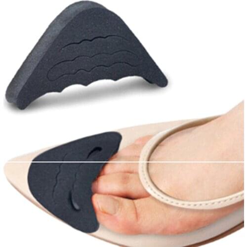 1 Pair Women High Heel Half Forefoot Insert Toe Plug Cushion Pain Relief Protector Big Shoes Toe Front Filler Adjustment