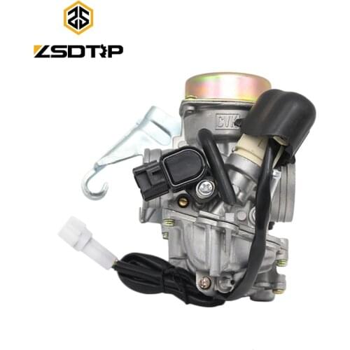 ZSDTRP Motorcycle CVK24 24.5mm carb carburetor Electronic Choke GY6 100 125 150 cc scooter ATV replace keihin