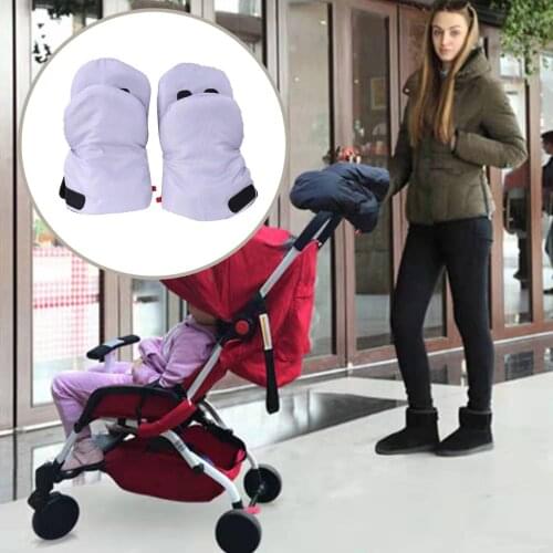 1 pairs High Quality gloves Warm Muff Stroller Gloves - Winter Waterproof Anti-Freeze Extra Thick Stroller Hand Muff keep warm