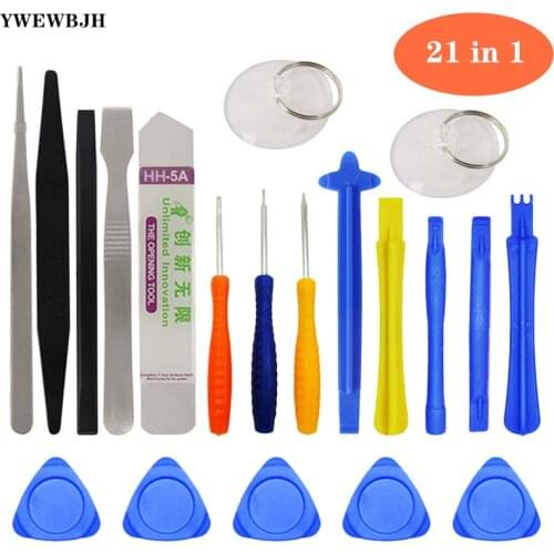 21 in 1 Mobile Phone Repair Tools Kit Pry Opening Tool Screwdriver Set for iPhone X 8 7 6S For tablet compute repair Tools Set