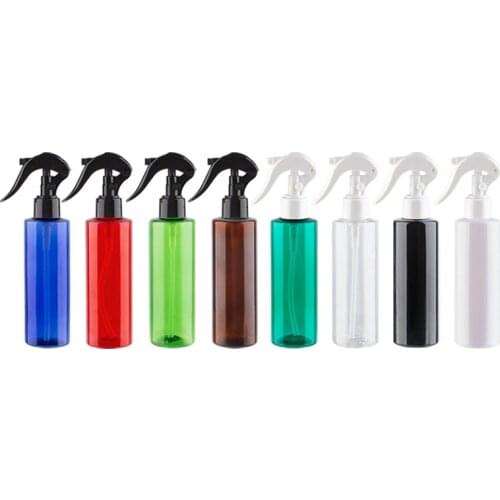 120ml Small Size White Black Trigger Spray Bottle Empty Plastic Liquid Containers For Watering House Cleaning Household Cosmetic