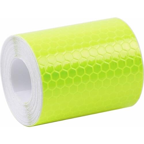 5CM x 3Meter Fluorescent yellow green Reflective Sticker Automobile luminous strip car motorcycle Decoration sticker