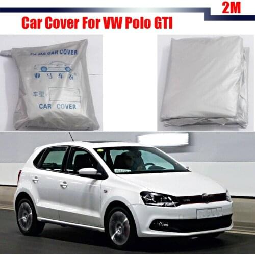 Cawanerl Car Cover Anti UV Sun Rain Snow Resistant Protector Cover For VW Volkswagen Polo GTI