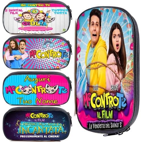 Me Contro Te Pencil Case Girls Cosmetic Bag Boys Pencil Pouch Children Pencil Bag for School Students Pencil Holder Penbag Gift