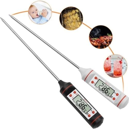 Digital Thermometer Kitchen Probe Candle Making Measure Liquid Soy Paraffin Wax Melts Household Cooking Thermometer Milk BBQ