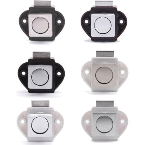 Diameter 20mm Camper Car Push Lock RV Caravan Boat Drawer Latch Button Locks Furniture Hardware