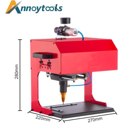 Electricity Marking /Pneumatic marking Machine Desktop Car Nameplate Marking Machine Metal Parts Engraving Machine