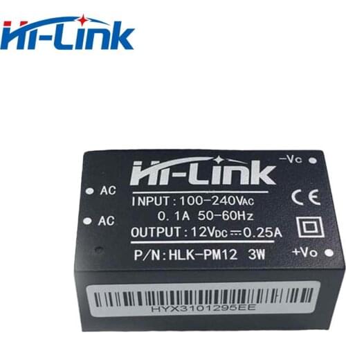 Low cost smart home used power module ac to dc 12V 3W 50 60HZ HLK-PM12 5pcs/lot free shipping