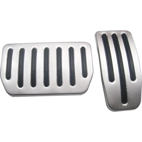 JX-LCLYL 2pcs/set Non-Slip Accelerator Brake Foot Pedal Pads for Tesla Model S Model X