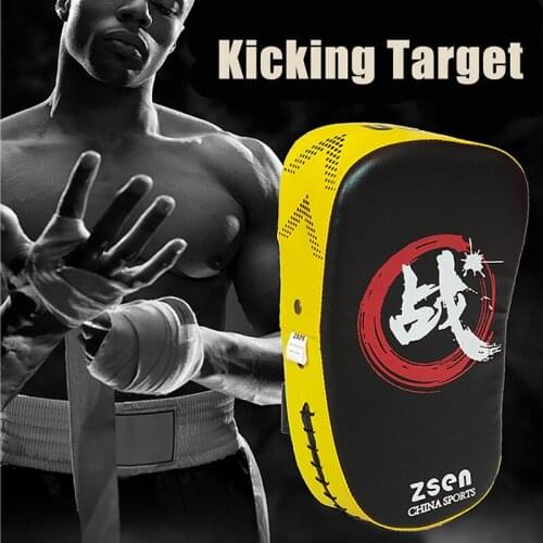 Kick Boxing Pad Punching Bag Foot Target Mitt MMA Sparring Muay Thai Boxing Training Gear Punching Strength Training Gear