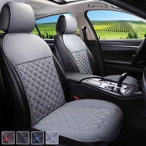 Leather Seat Cover Car Interior Automobiles Seat Backrest Cushion Universal Waterproof Seat Mat Protector Auto Pad Accessories